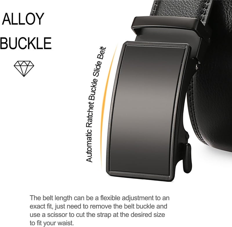 SENDEFN 35MM Ratchet Belt Buckle Only for 1 3/8" Slide Belt Strap, Automatic Click Buckle Adjustable - Image 4